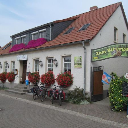 Gasthaus Und Pension Zum Biber Steckby Buitenkant foto