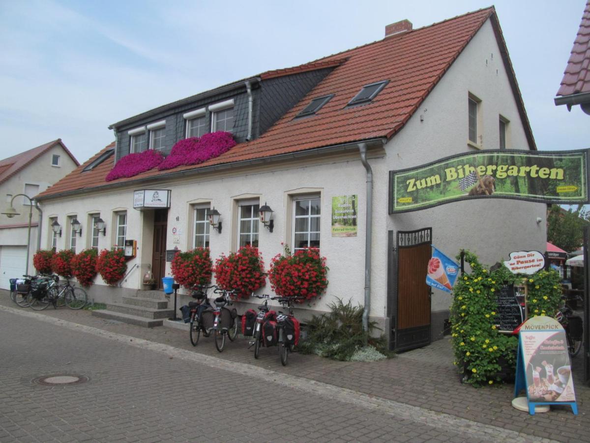 Gasthaus Und Pension Zum Biber Steckby Buitenkant foto